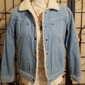 Coldoroy with lineng inside jacket